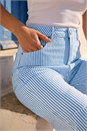 Blue Dusk Stripe Wide Leg Jeans, Image 4 of 4