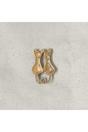 Gold Vintage Cat Brooch, Image 3 of 4