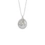 Silver Spero Silver Moon Embossed Silhouette Sterling Silver Medal Necklace, Image 1 of 3