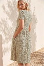 Stone Petite V-Neck Pocket Dress, Image 3 of 4