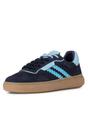 Blue Tamaris Blue Tamaris Womens Navy Blue Stripe Sneakers, Image 3 of 7