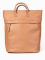 Tan Etre Tan Top Handle Faux Leather Backpack, Image 1 of 4