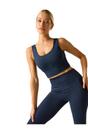 Navy Refresh Sports Bra, Image 1 of 5