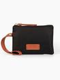 Black Wristlet Coin Purse Travel Wallet, Image 1 of 2