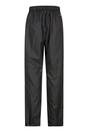 Black Mountain Warehouse Black Spray Waterproof Trousers, Image 2 of 6