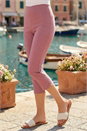 Dusky Pink Cropped Stretch Trouser, Image 2 of 4