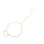 Gold Dainty Beaded Link Chain Gold Plated Bracelet And Ring, Image 1 of 1