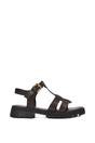 Brown XY LONDON Brown 'Maddison' Chunky Gladiator Sandals With Ankle Strap, Image 1 of 6