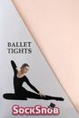 Pink 1 Pack Girls Soft Nylon Footed Ballet Tights, Image 2 of 4