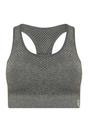 Dark Grey Dont Sweat It II Sports Bra, Image 2 of 6