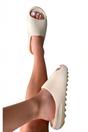 Beige iKrush Beige Lou Slip On Sandals, Image 3 of 8