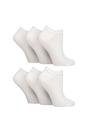 White 6 Pack Trainer Cotton Rich Socks, Image 1 of 5