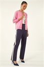 Light Pink Petite Buttoned Cardigan, Image 2 of 5