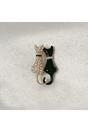 Gold Vintage Cat Brooch, Image 2 of 4
