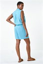 Light Blue  Button Through Utility Playsuit, Image 3 of 5