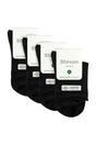 Black Bamboo Sensory Soft Seamless Socks Set, Image 2 of 4