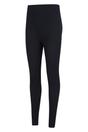 Black Carmel Ribbed Seamless Thermal Bottoms, Image 3 of 4