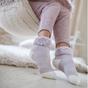 Purple Ladies Ribbed Cuff Thermal Bed Socks for Lounging Around, Image 3 of 5