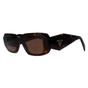 Brown Prada Brown Rectangle Tortoise Brown PR17WS, Image 2 of 4