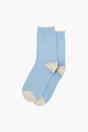 Light Blue Sock Talk Light Blue Polka Dots Combed Cotton Glitter Socks, Image 3 of 4