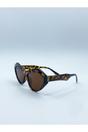 Brown Angular Sunglasses, Image 4 of 6