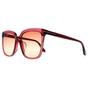 Red Square Shiny Bordeaux  Bordeaux Gradient Selby FT0958-D Sunglasses, Image 2 of 3