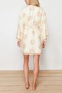 Multi Women's Viscose Woven Dressing Gown, Image 3 of 3