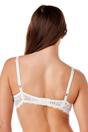 Ivory Classic Floral Lace Underwired Bra, Image 3 of 5