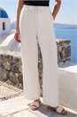 White Petite Textured Pocket Trouser , Image 2 of 4