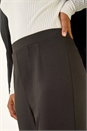 Black Straight Leg Ponte Stretch Trouser, Image 5 of 5