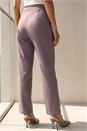Taupe Petite Straight Leg Ponte Stretch Trouser, Image 3 of 4