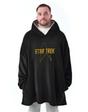 Black Star Trek Logo One Blanket Hoodie, Image 1 of 6
