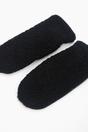 Black Borg Fleece Winter Mittens, Image 4 of 4