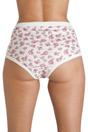 Pink Camille Lingerie Pink 3 Pack High Waisted Briefs, Image 2 of 5