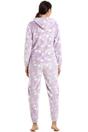 Lilac Camille Lingerie Lilac Multicoloured Supesoft Heart Print Onesie, Image 3 of 4