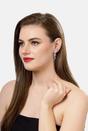 Silver Dramatic Bow-shaped Drop Earrings, Image 4 of 4