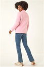 Pink Reversible Fleece Zip Jacket, Image 3 of 6