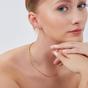 Gold Spero Gold Star Sterling Silver Eardrop Hoop Earring, Image 3 of 5