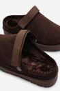 Brown 'Aurelia' Slip On Adjustable Strap Mini Boots, Image 6 of 7