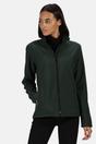 Dark Green Standout  Ablaze Printable Soft Shell Jacket, Image 1 of 5
