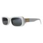 White Miu Miu White Rectangle White Ivory Dark Grey MU08ZS, Image 2 of 4