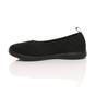 Black AJVANI Black Flat Comfort Slip On Trainers, Image 3 of 6
