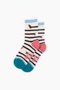 Cream Sock Talk Cream Winding Sausage Dogs Funny Bamboo Socks, Image 3 of 4