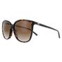 Brown Michael Kors Brown Square Dark Tortoise Brown Gradient Sunglasses, Image 2 of 6