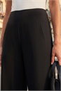 Black Palazzo Culotte Trouser, Image 4 of 4