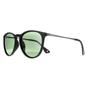  Oval Matte Black Green Polarized MP24 Sunglasses, Image 2 of 4
