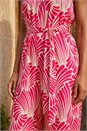 Pink Abstract Strappy Jumpsuit, Image 4 of 4