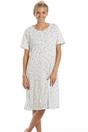 Aqua Camille Lingerie Aqua Floral Print Nightdress, Image 1 of 5