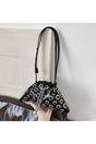 'Janieka' Drawstring Chain Shoulder Bag with Eyelet Studs, Image 1 of 1