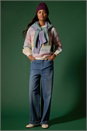 Multi  Rainbow Stripe Knit Jumper, Image 7 of 8